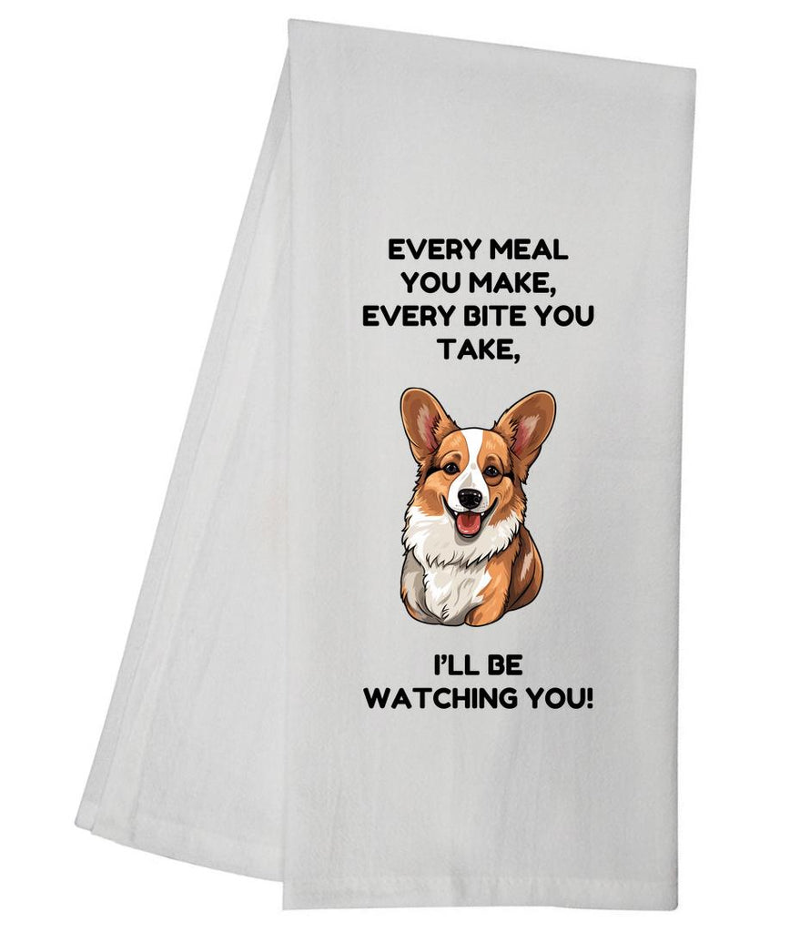 Every Meal Pembroke Welsh Corgi Tea Towel GGTT1324
