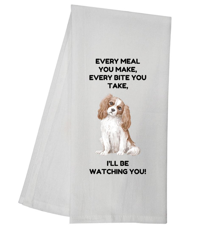 Every Meal Cavalier King Charles Spaniel Tea Towel GGTT1328