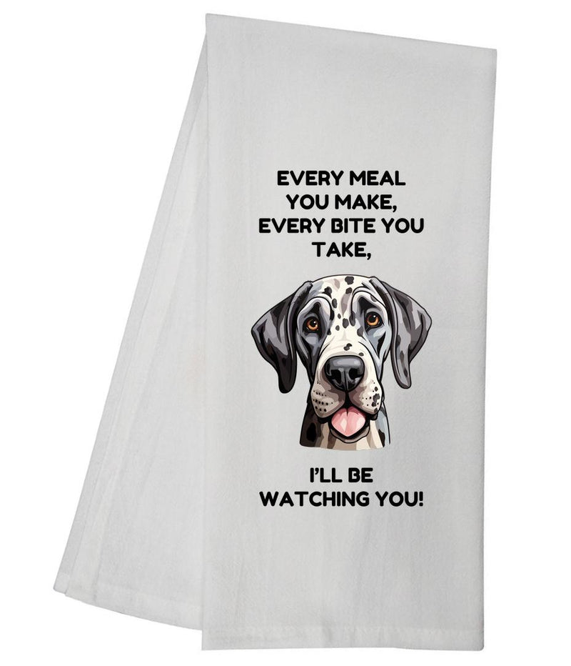 Every Meal Harlequin Great Dane Tea Towel GGTT1330
