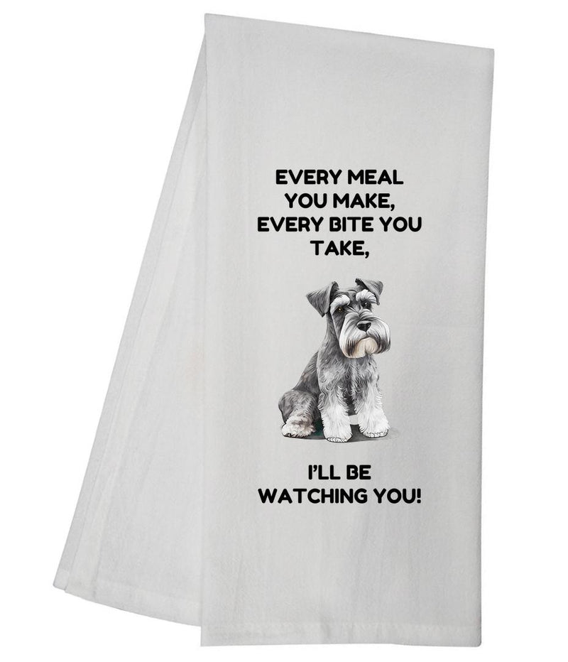 Every Meal Miniature Schnauzer Tea Towel GGTT1332