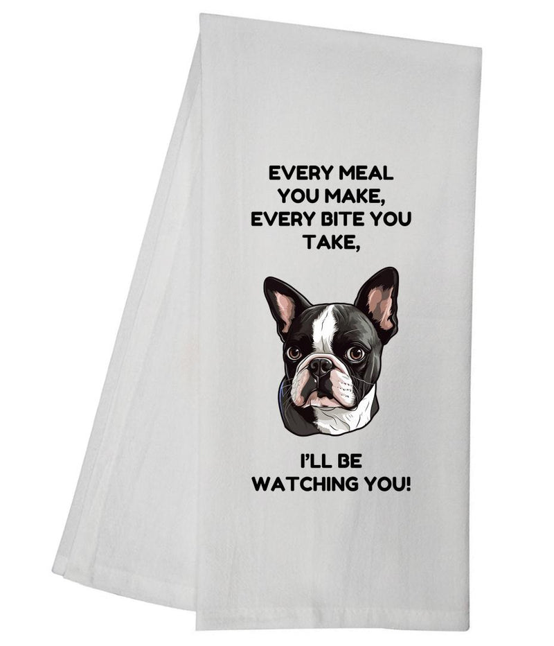 Every Meal Boston Terrier Tea Towel GGTT1336
