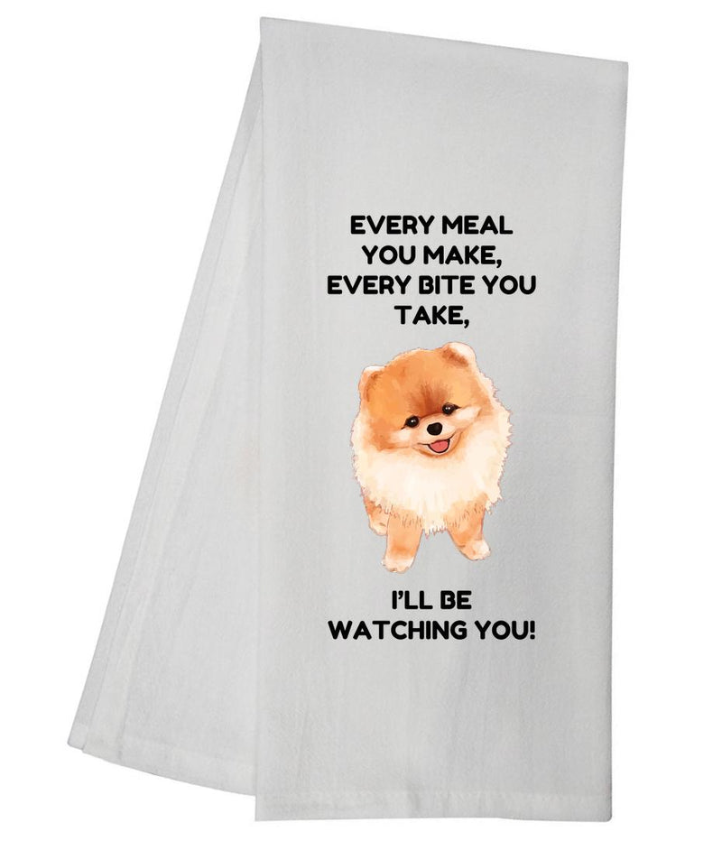 Every Meal Pomeranian Tea Towel GGTT1337
