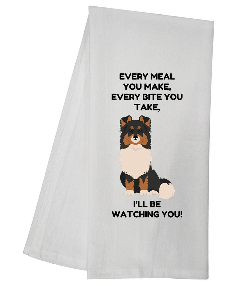 Every Meal Shetland Sheepdog  Tea Towel GGTT1340