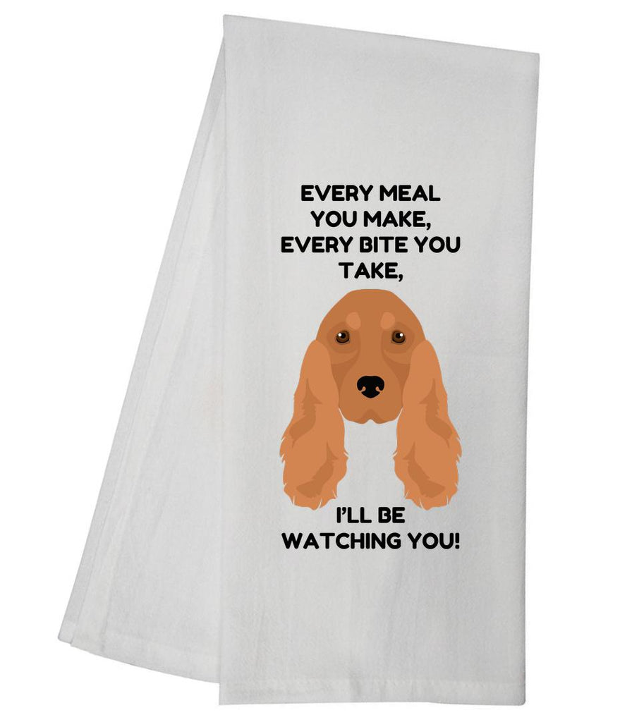 Every Meal Cocker Spaniel Tea Towel GGTT1341