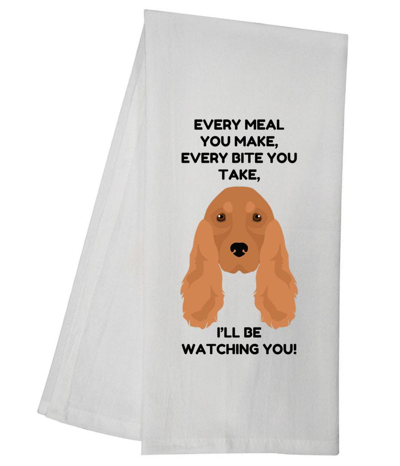 Every Meal Cocker Spaniel Tea Towel GGTT1341