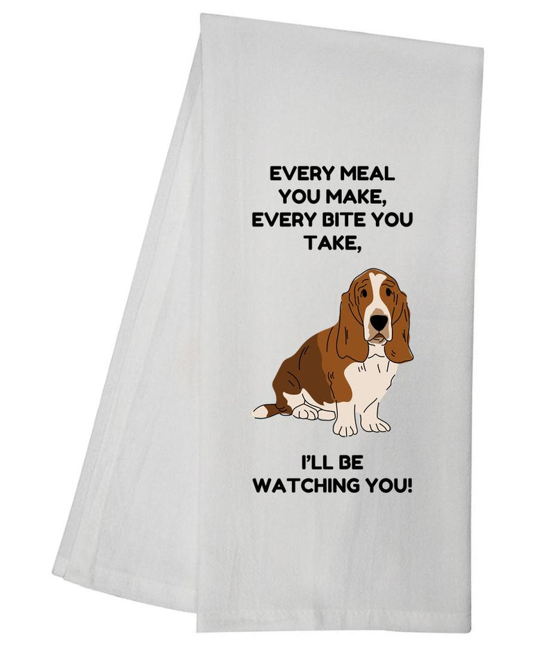 Every Meal Basset Hound Tea Towel GGTT1344