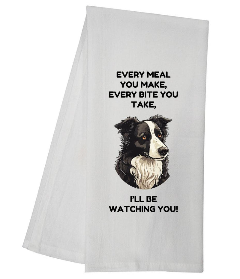 Every Meal Collie 2 Tea Towel GGTT1349