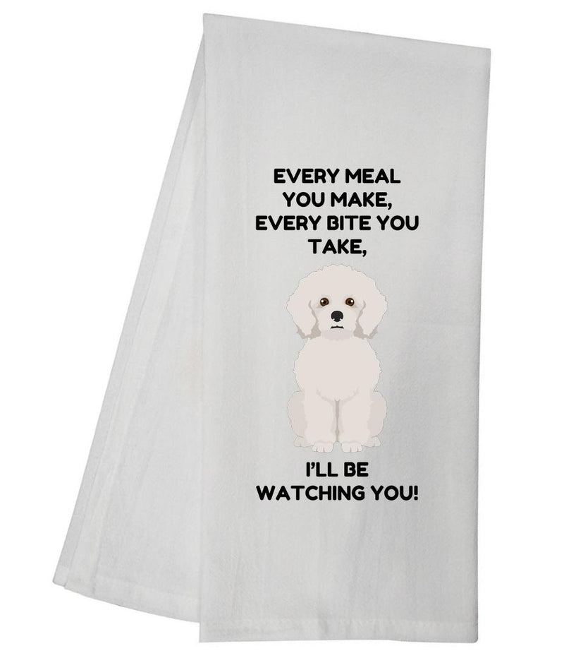 Every Meal Bichon Frise Tea Towel GGTT1356