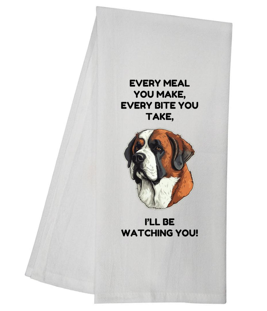 Every Meal St Bernard Tea Towel GGTT1358