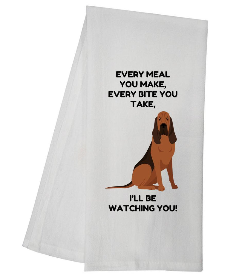 Every Meal Bloodhound Tea Towel GGTT1359