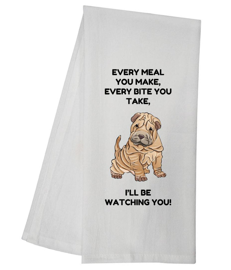Every Meal Chinese Shar Pei Tea Towel GGTT1364