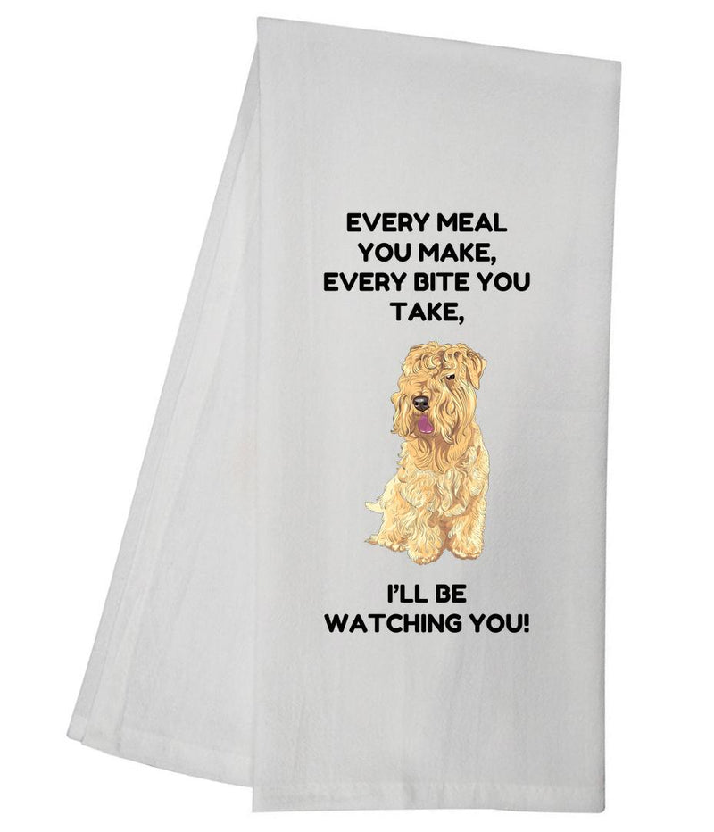 Every Meal Soft Coated Wheaten Terrier Tea Towel GGTT1365
