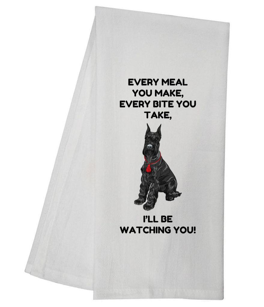 Every Meal Giant Schnauzer Tea Towel GGTT1370