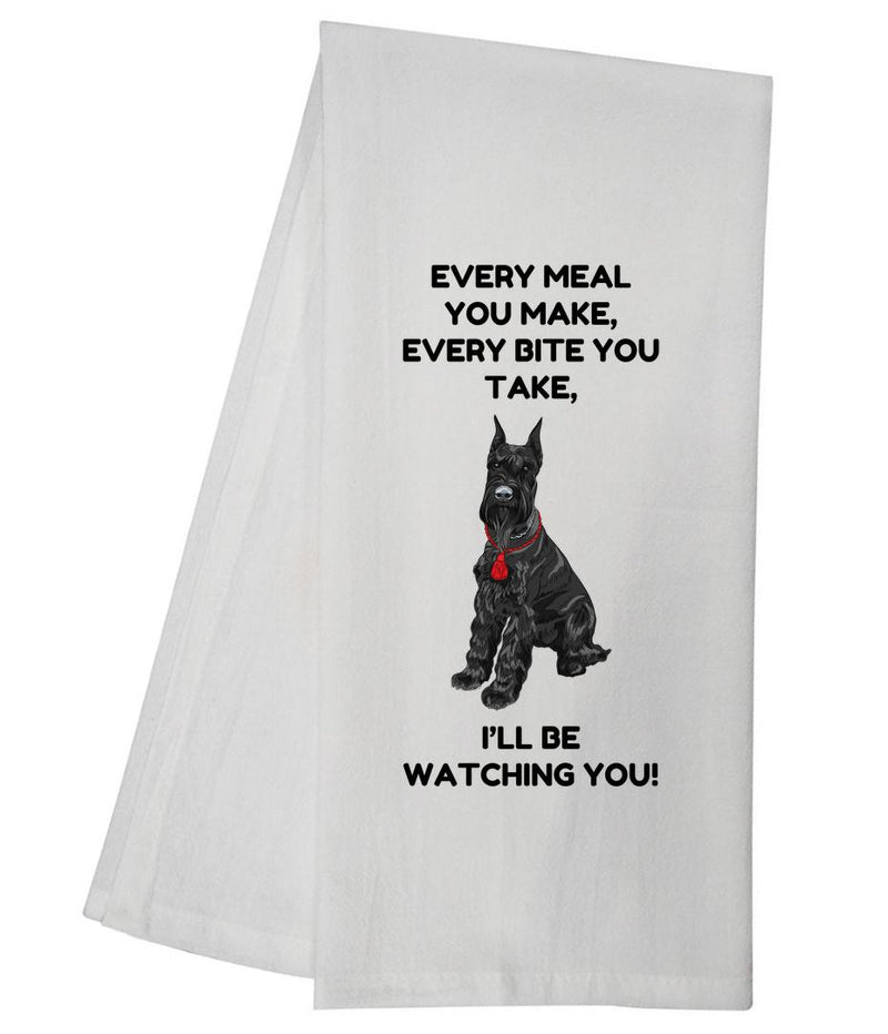 Every Meal Giant Schnauzer Tea Towel GGTT1370