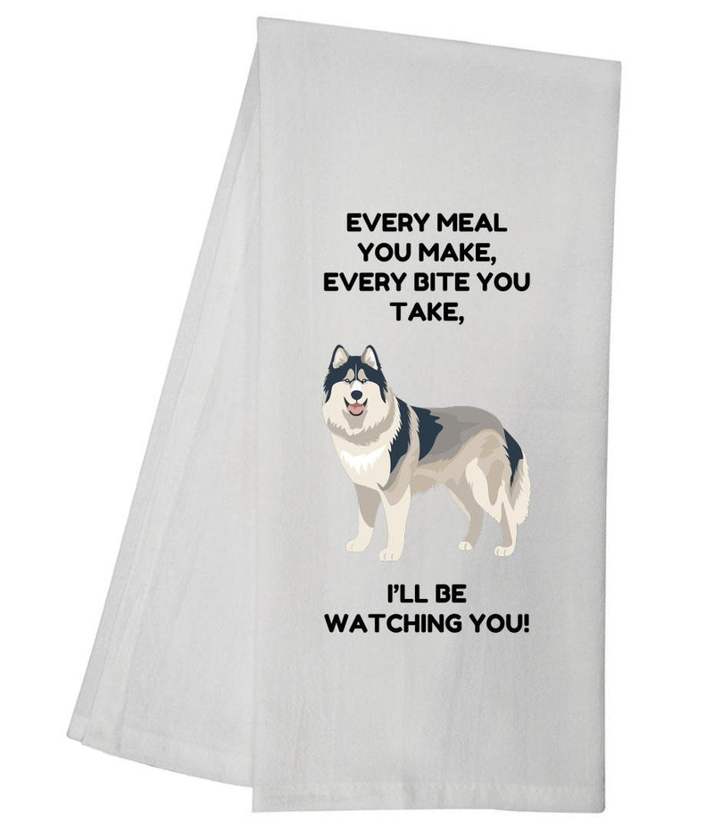 Every Meal Alaskan Malamute Tea Towel GGTT1372