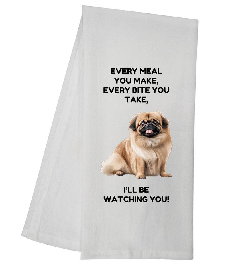 Every Meal Pekingese Tea Towel GGTT1374