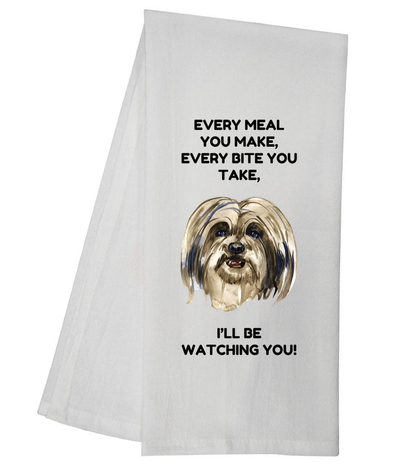 Every Meal Lhasa Apso Tea Towel GGTT1375