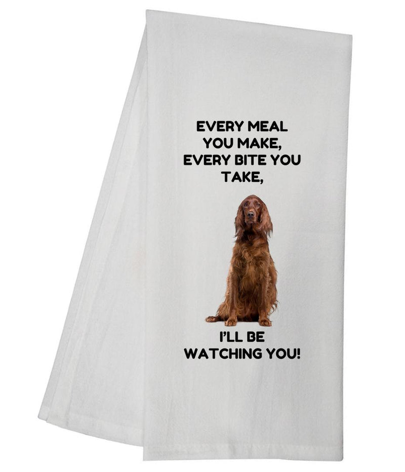 Every Meal Irish Setter Tea Towel GGTT1377