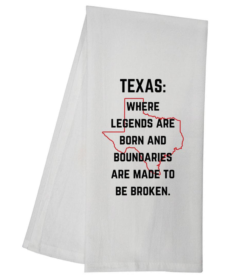 Texas Legends Born Tea Towel GGTT1380