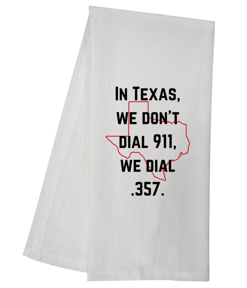 Texas Dial 357 Tea Towel GGTT1381