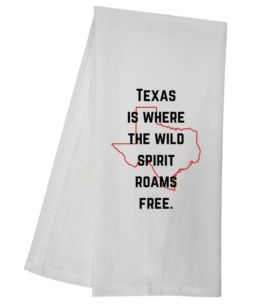 Texas Wild Spirit Tea Towel GGTT1386