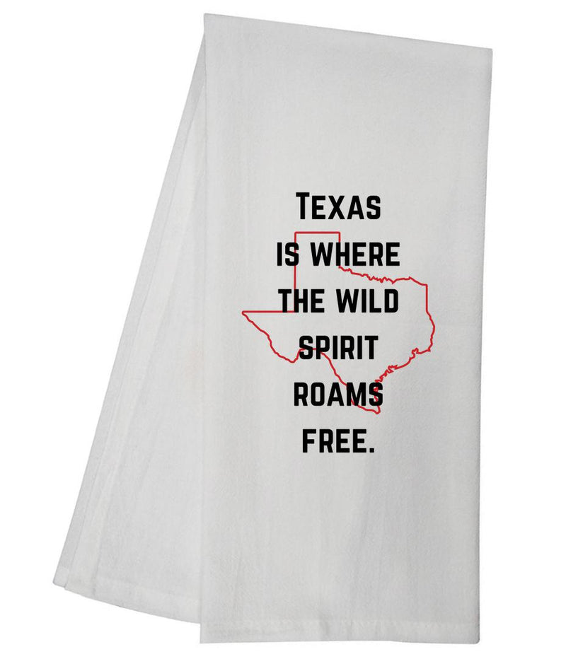 Texas Wild Spirit Tea Towel GGTT1386