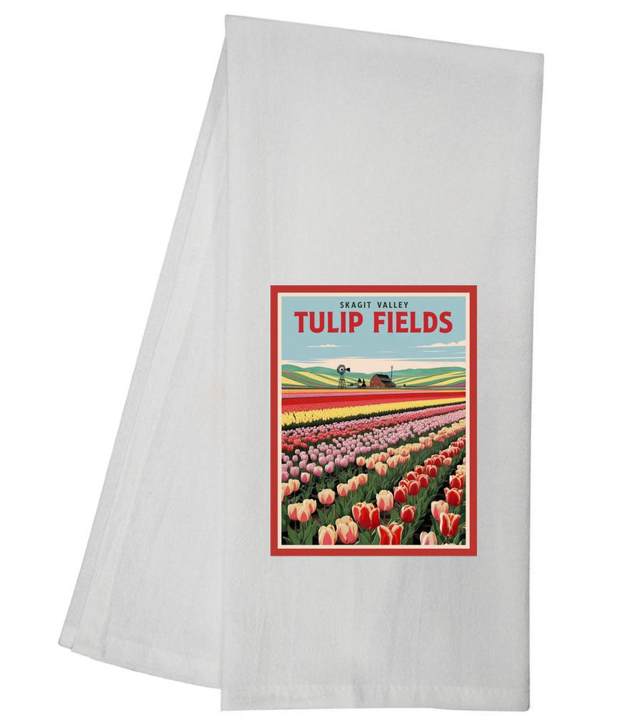 Washington Skagit Valley Tulips Tea Towel GGTT1394