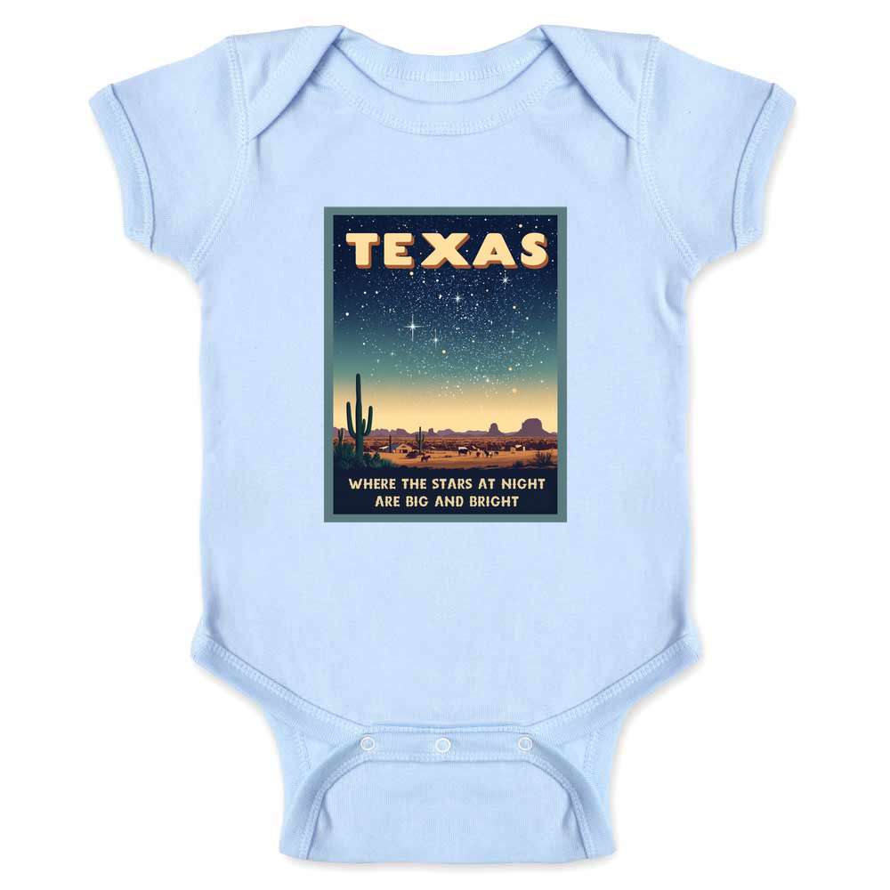 Texas Stars At Night II Baby Bodysuit