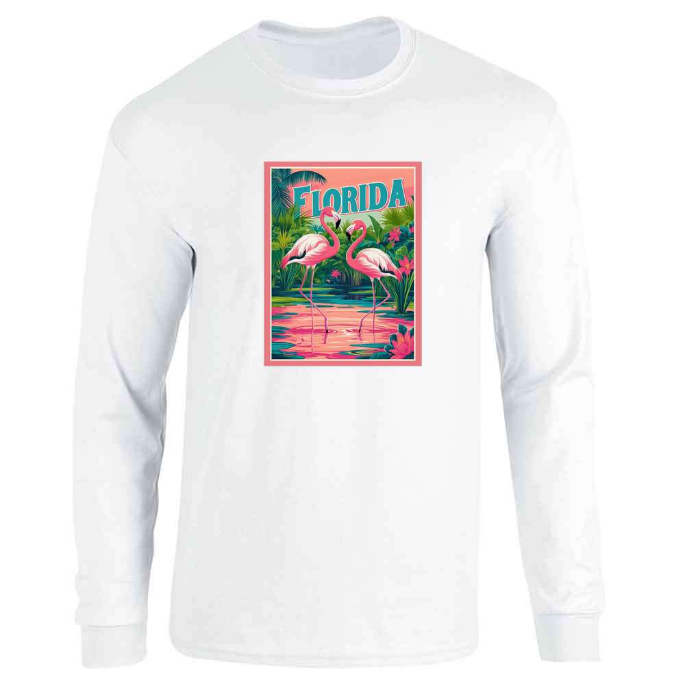 Florida Flamingos II Long Sleeve