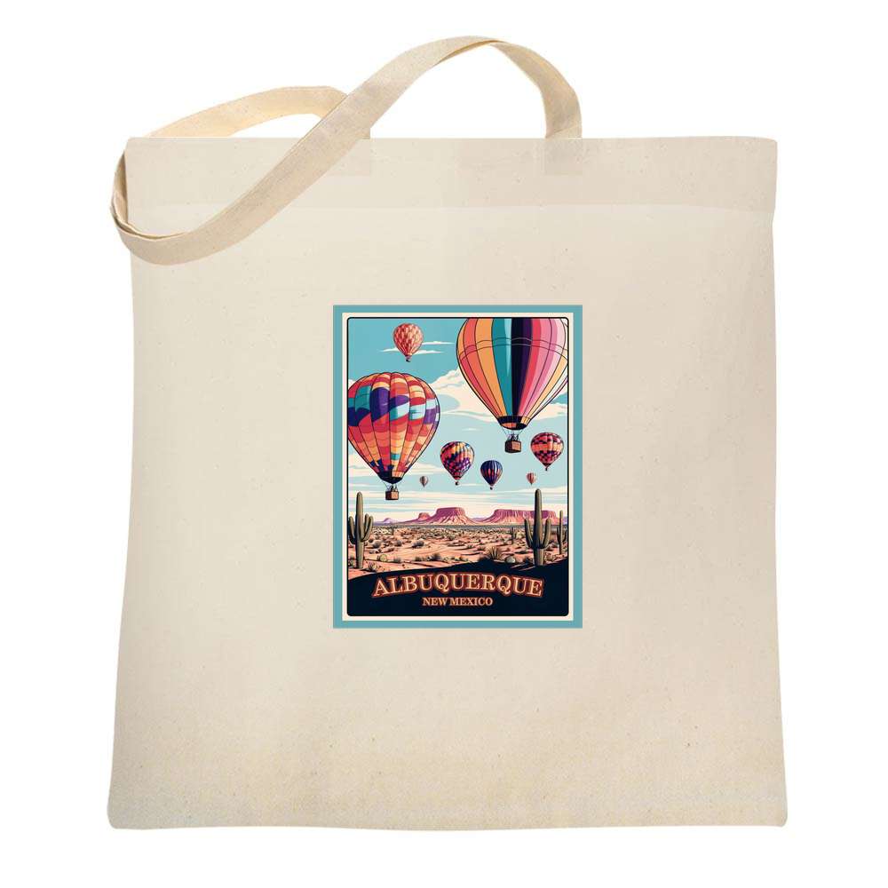 New Mexico Albuquerque Balloon Festival Desert II Tote Bag