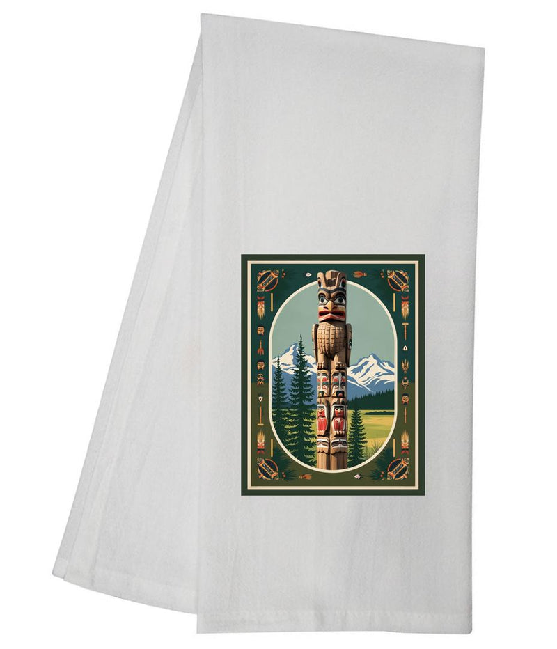 Alaska Native Art Tea Towel GGTT1398