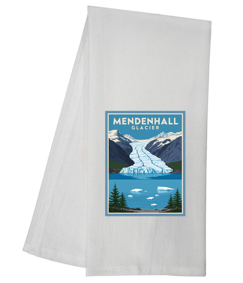 Alaska Mendenhall Glacier Tea Towel GGTT1400