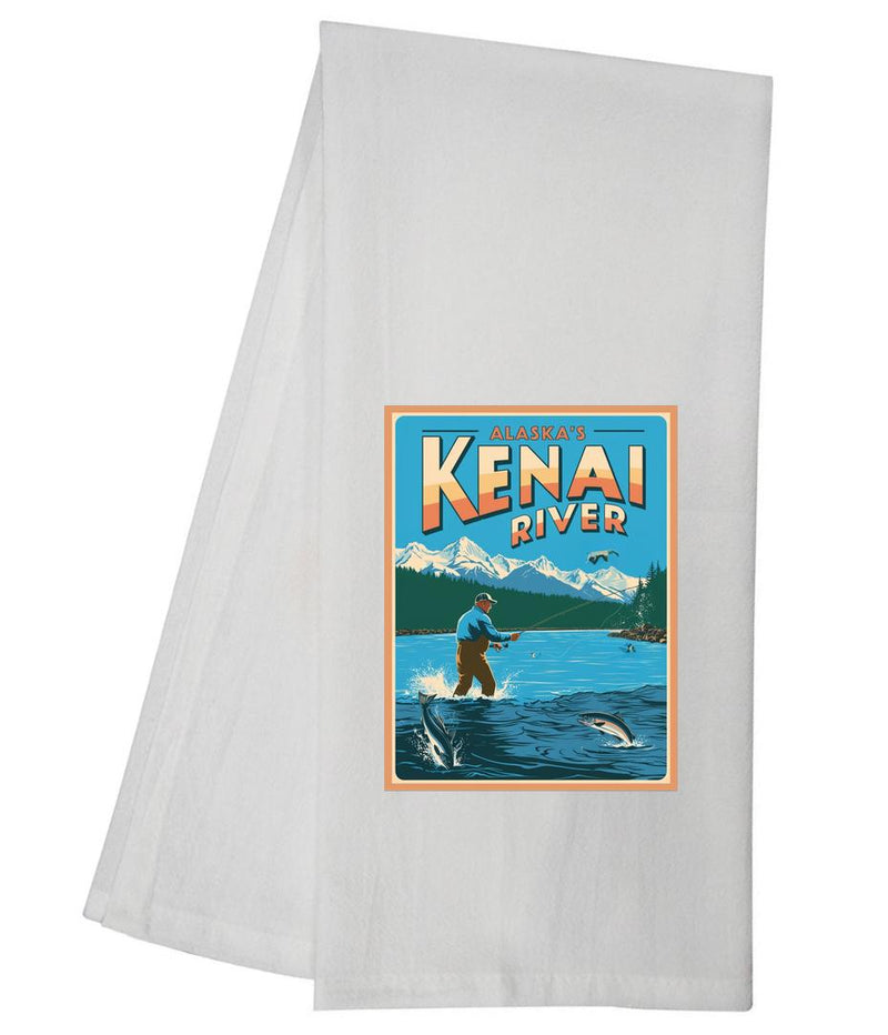 Alaska Kenai River Tea Towel GGTT1402