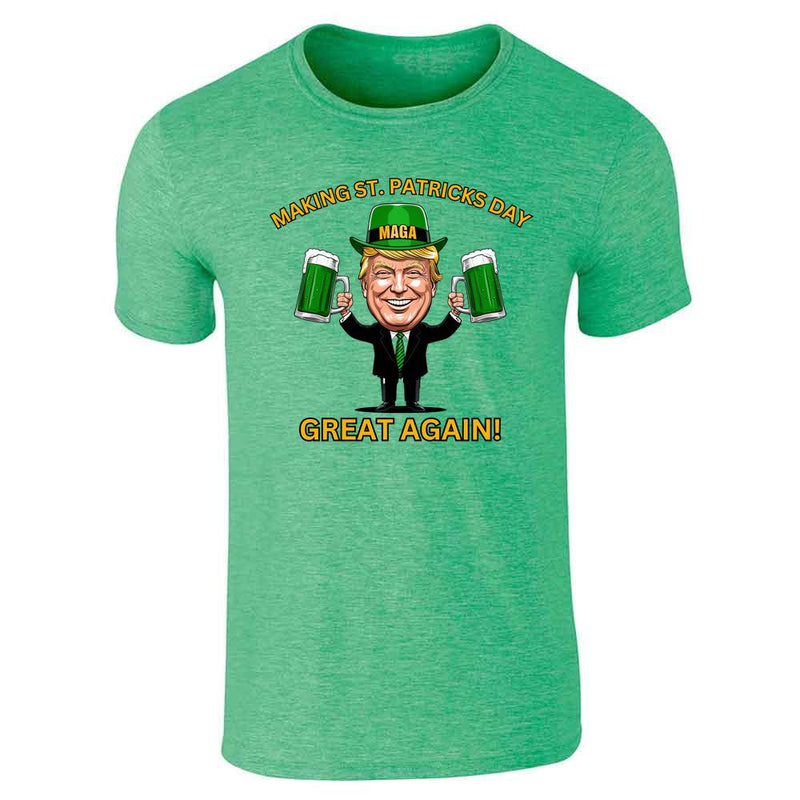 Donald Trump St Patricks Day MAGA Making Great Unisex Tee