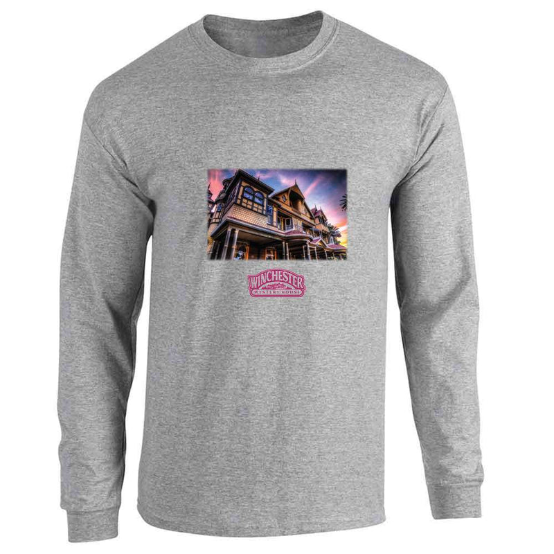 Winchester Mystery House Low Angle Shot Logo Long Sleeve