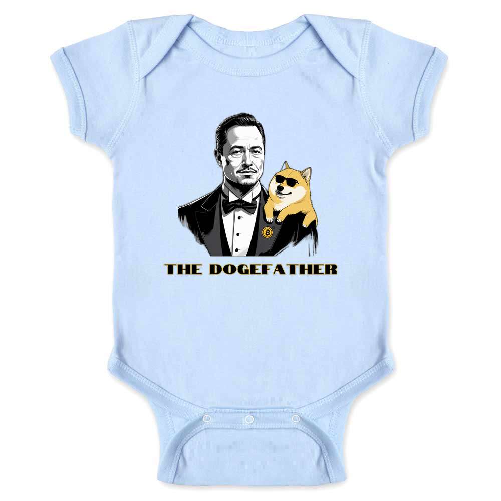 DOGE The Dogefather Shiba Inu Baby Bodysuit
