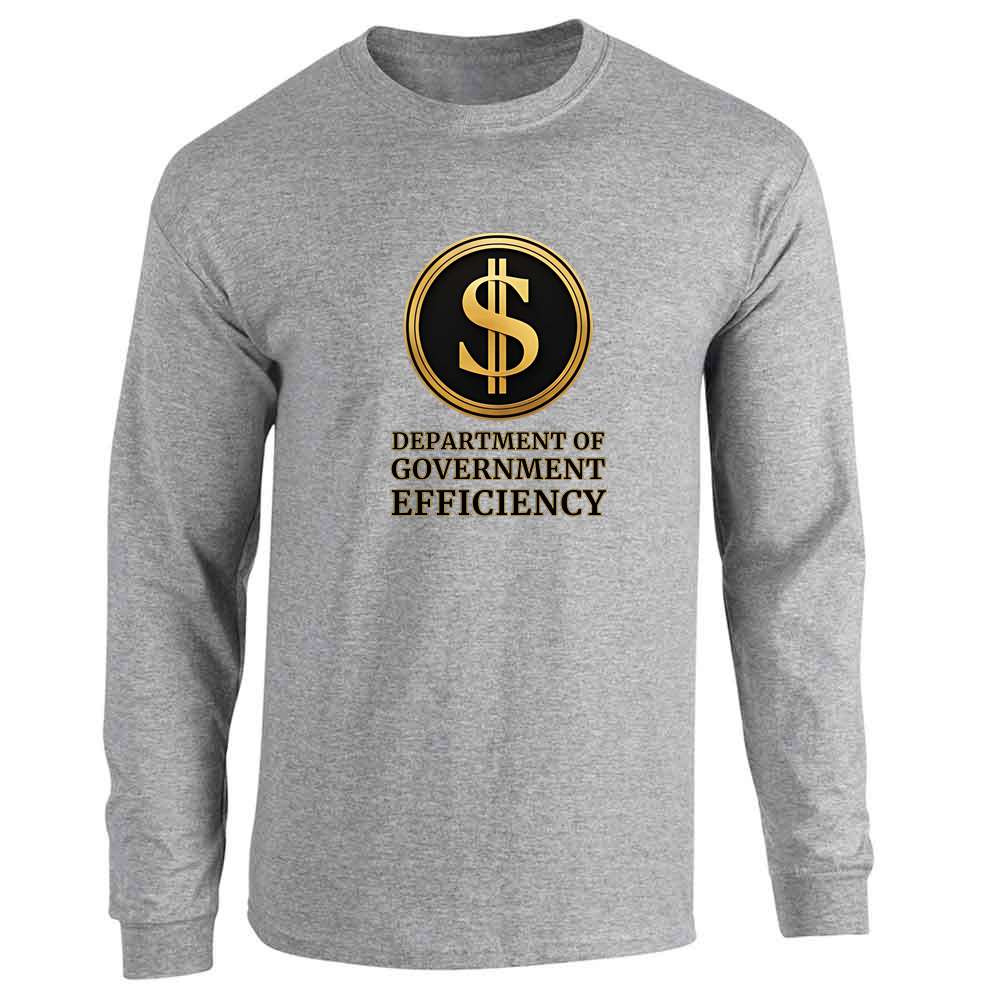 Donald Trump DOGE Department Government Efficiency Long Sleeve