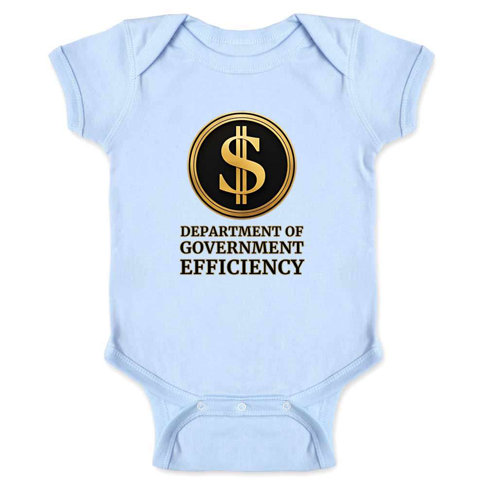 Donald Trump DOGE Department Government Efficiency Baby Bodysuit