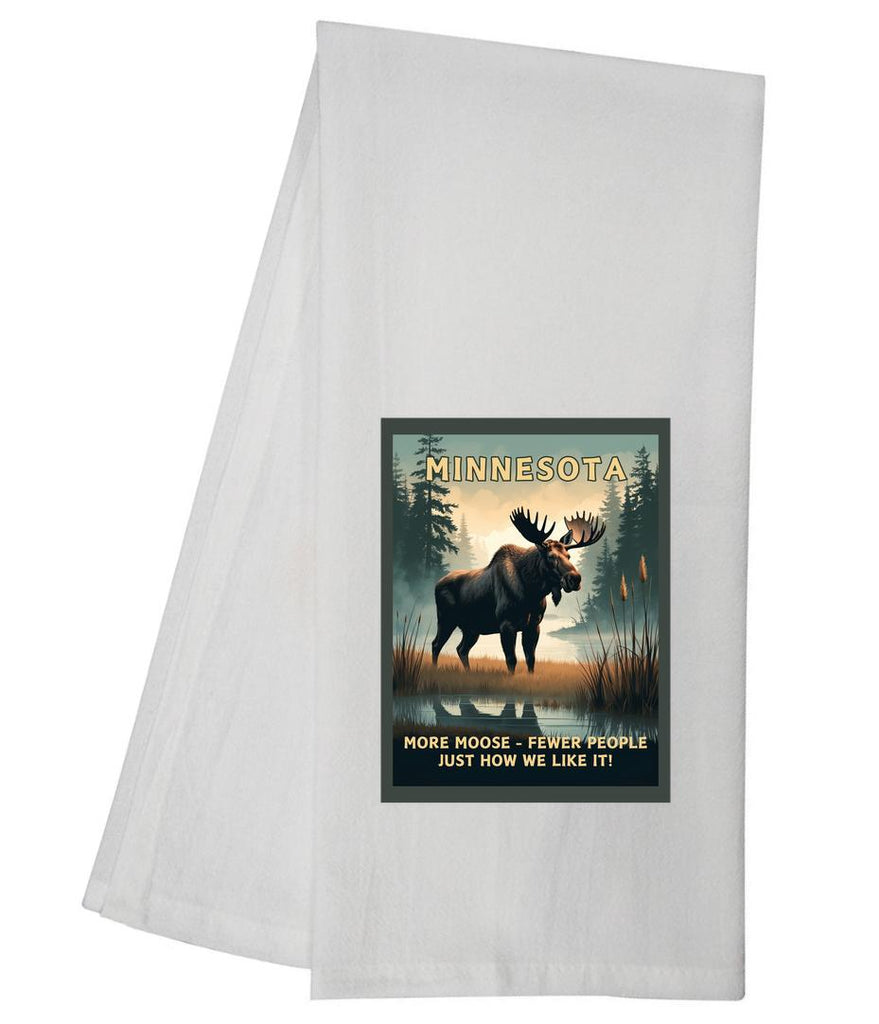 Minnesota More Moose Tea Towel GGTT1448
