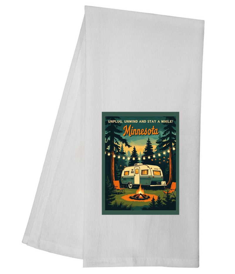 Minnesota Camping Tea Towel GGTT1450