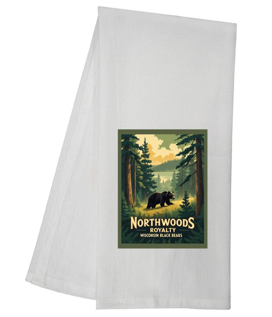 Wisconsin Black Bears Tea Towel GGTT1458