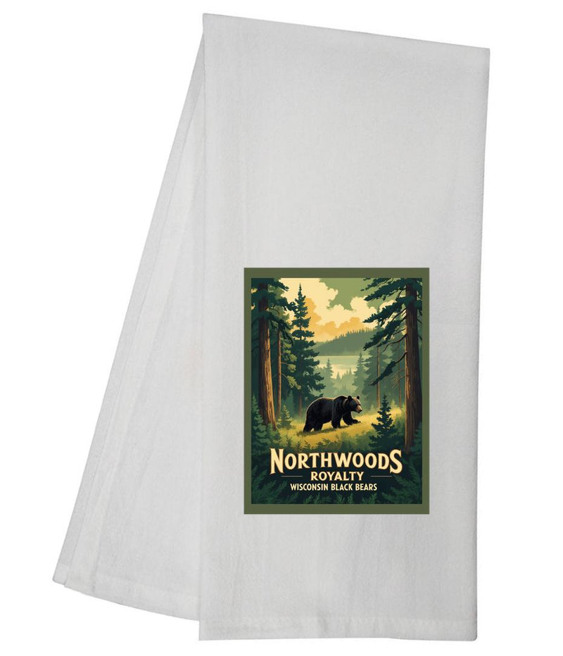 Wisconsin Black Bears Tea Towel GGTT1458