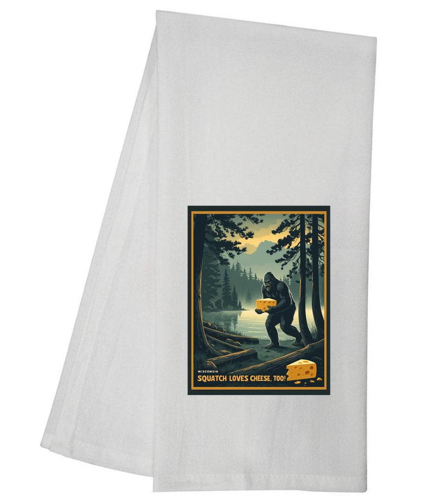 Wisconsin Sasquatch Tea Towel GGTT1460