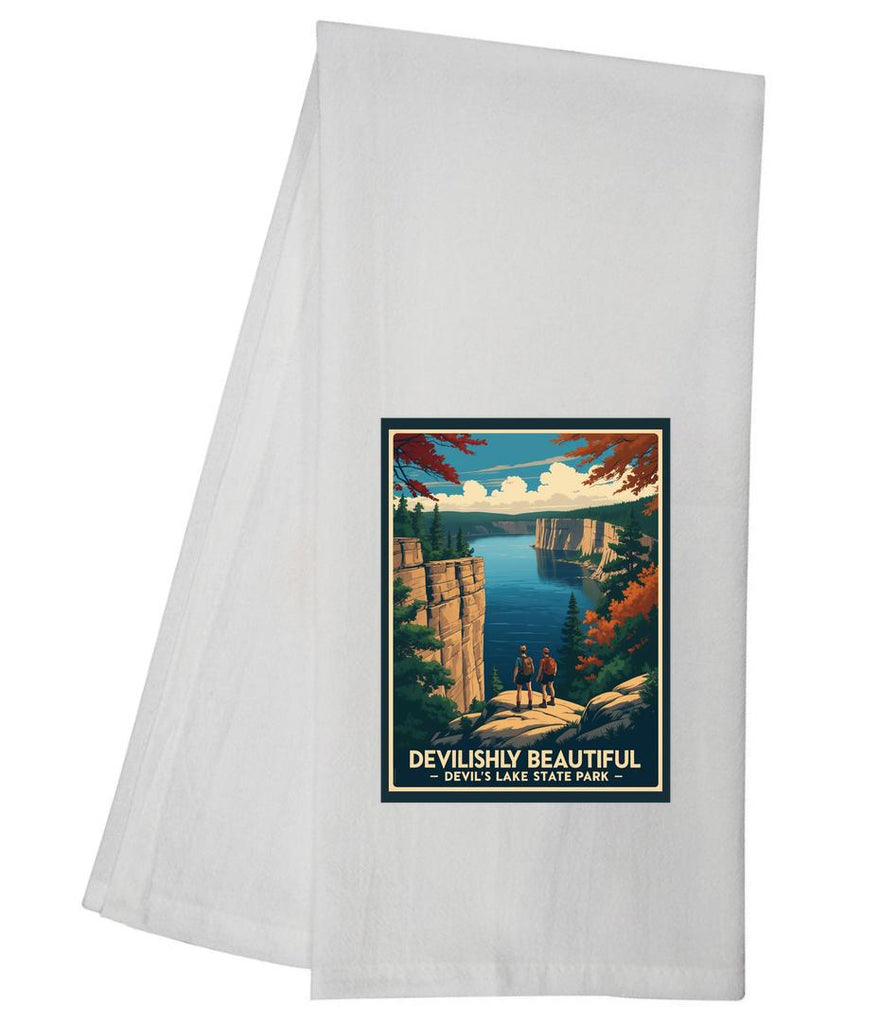 Wisconsin Devils Lake Tea Towel GGTT1462