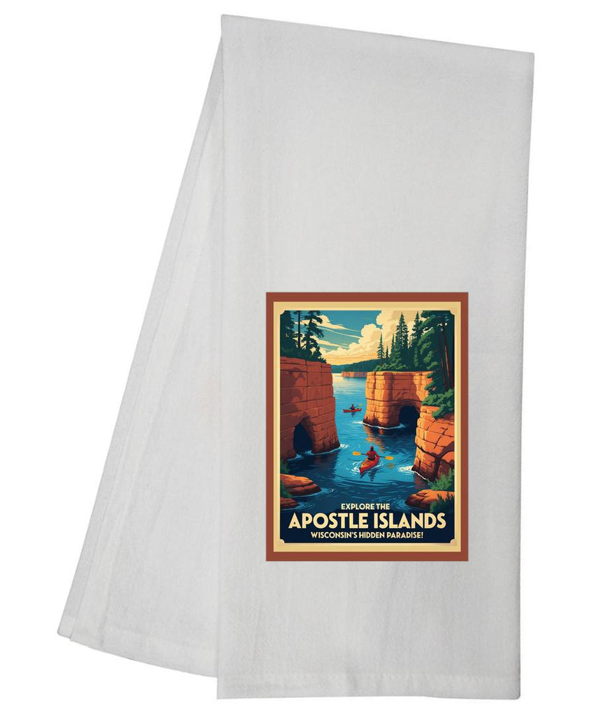 Wisconsin Apostle Islands Tea Towel GGTT1467