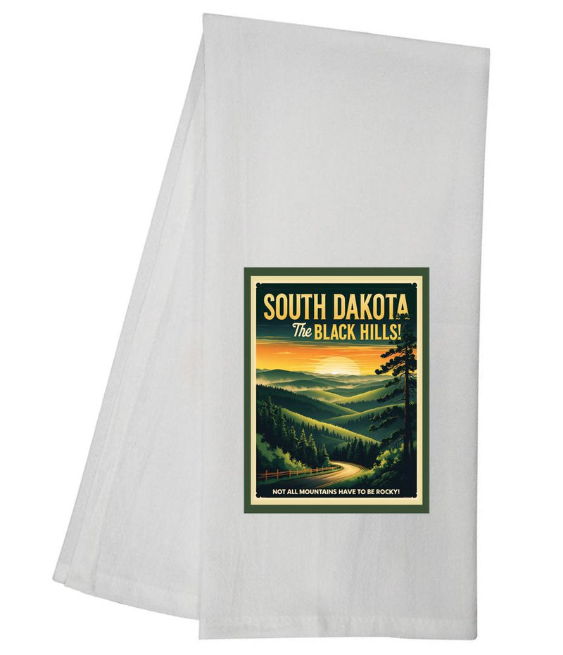 South Dakota Black Hills Tea Towel GGTT1468