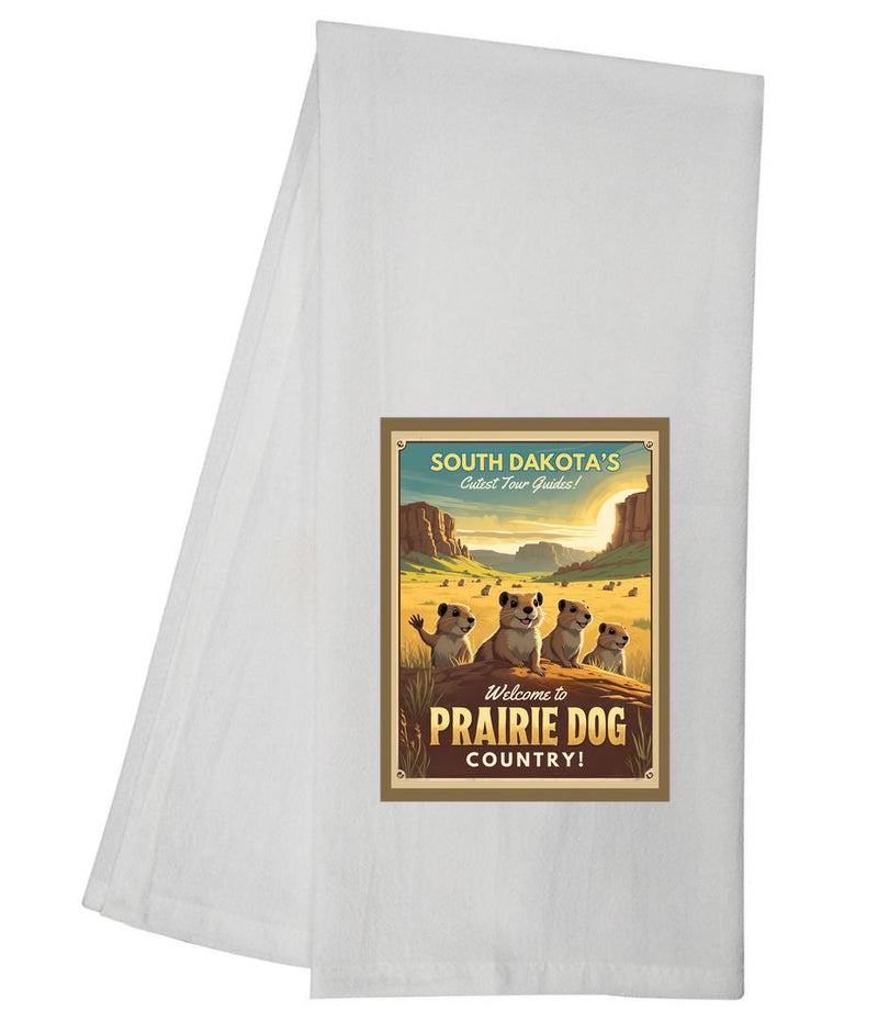 South Dakota Prairie Dogs Tea Towel GGTT1476