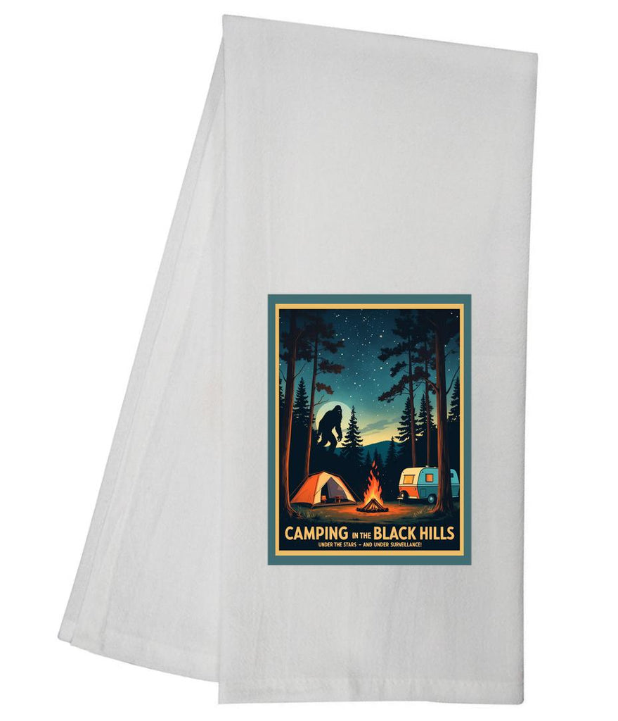 South Dakota Camping Tea Towel GGTT1477