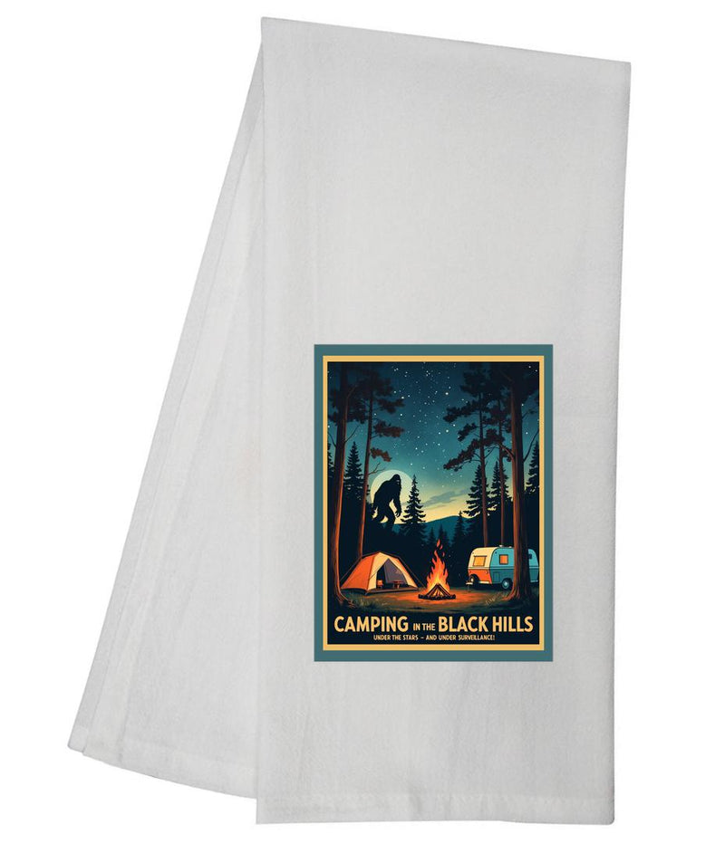 South Dakota Camping Tea Towel GGTT1477