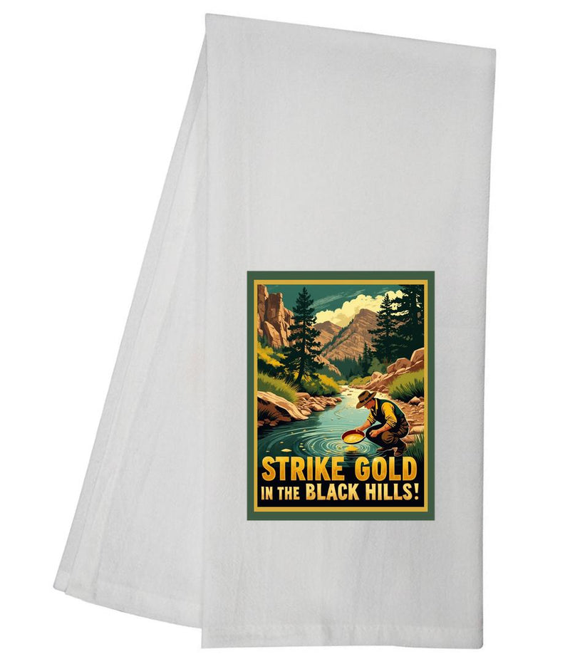South Dakota Strike Gold Tea Towel GGTT1480